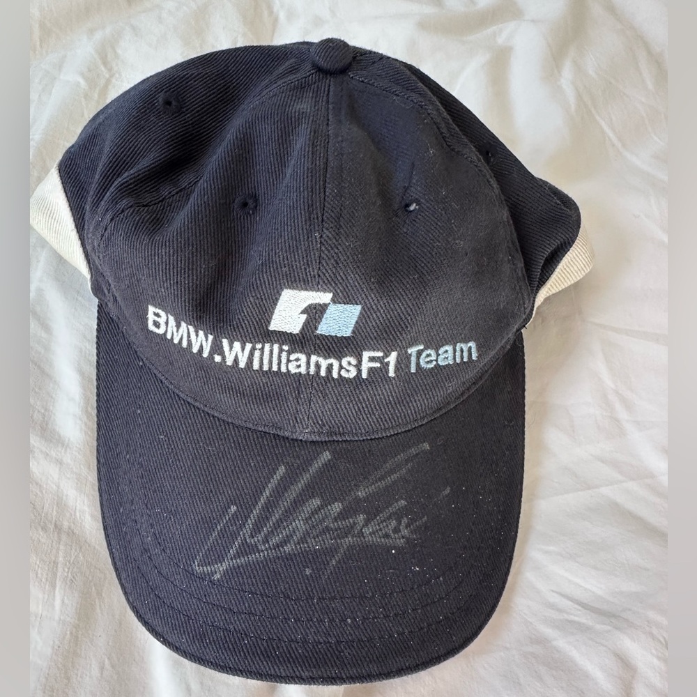 F1 fans! BMW Williams F1 Team Navy and White Cap